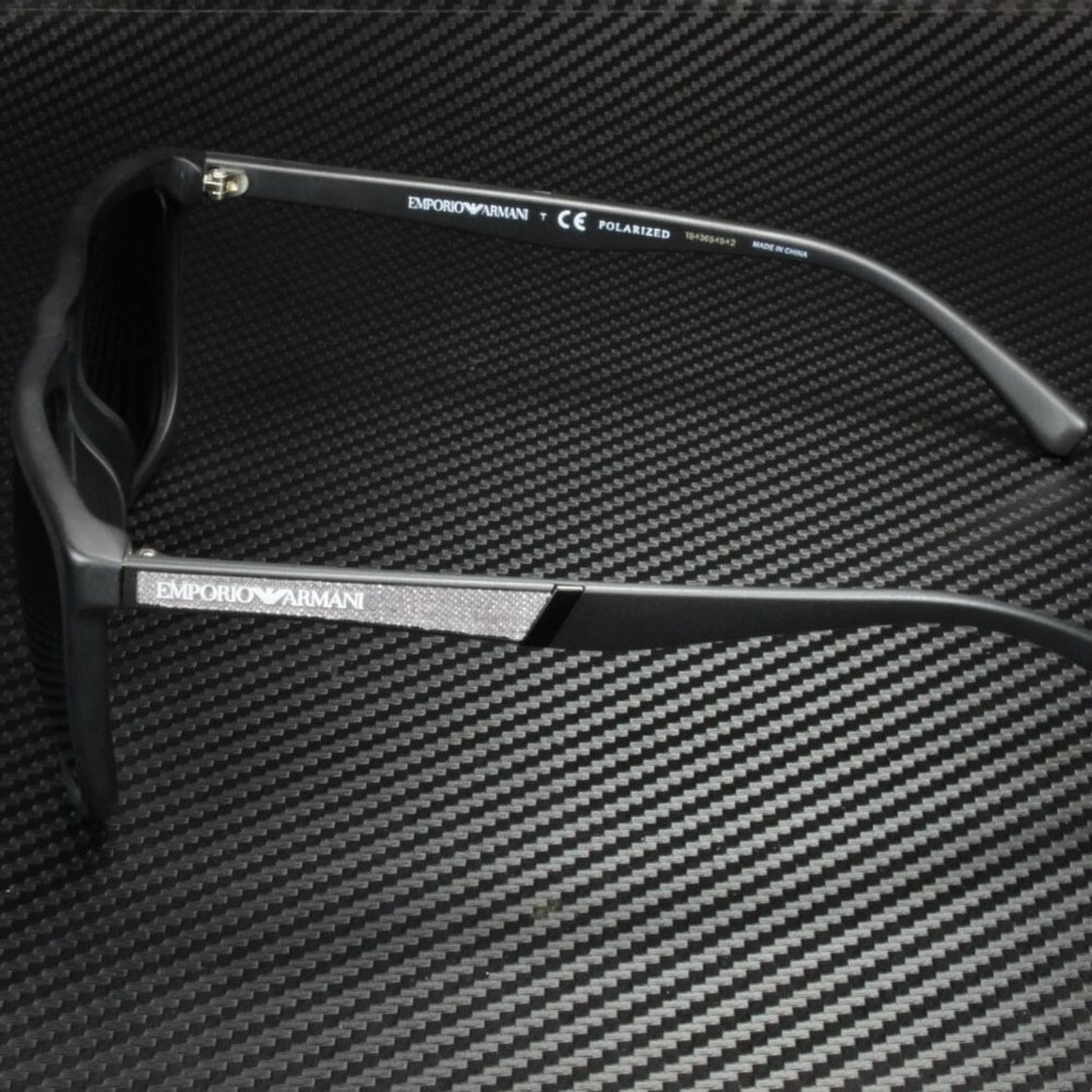 Emporio Armani Men's Matte Black Sunglasses! - Picture 4 of 4